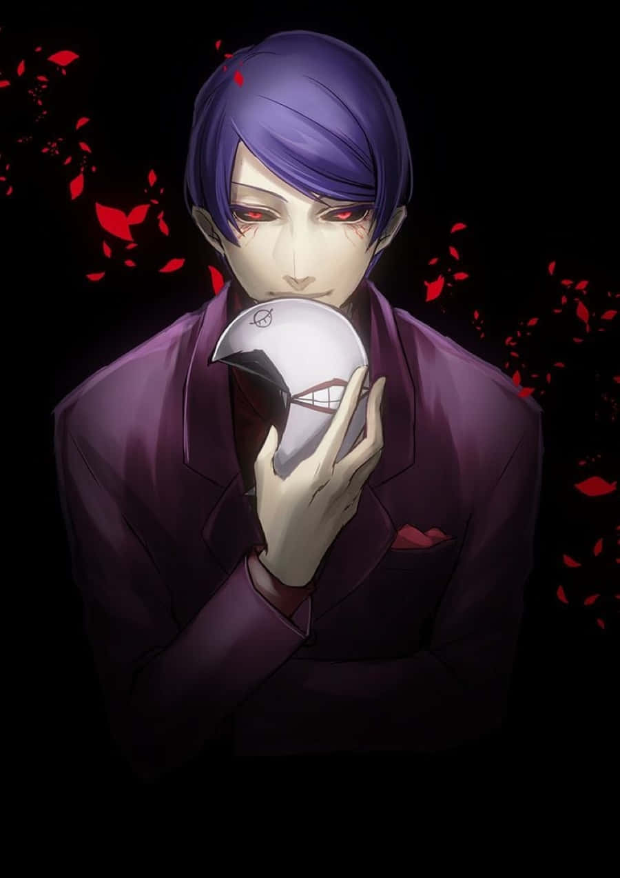 Stylish Shuu Tsukiyama Posing In A Dramatic Scene Wallpaper