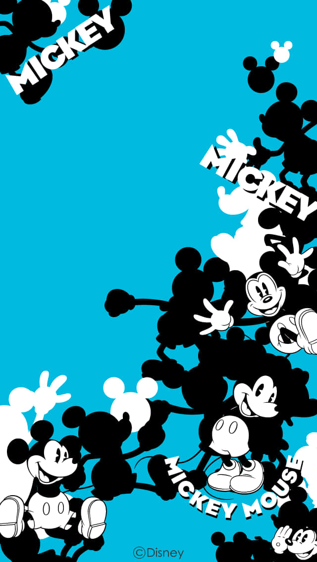 Stylize Your Smartphone With This Black Mickey Mouse Phone Wallpaper