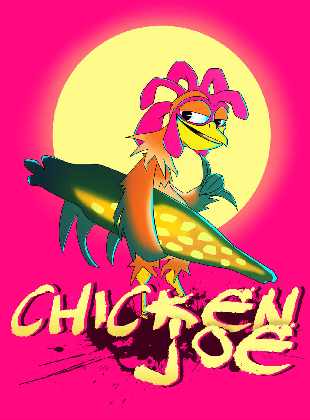 Stylized Chicken Joe Artwork Wallpaper