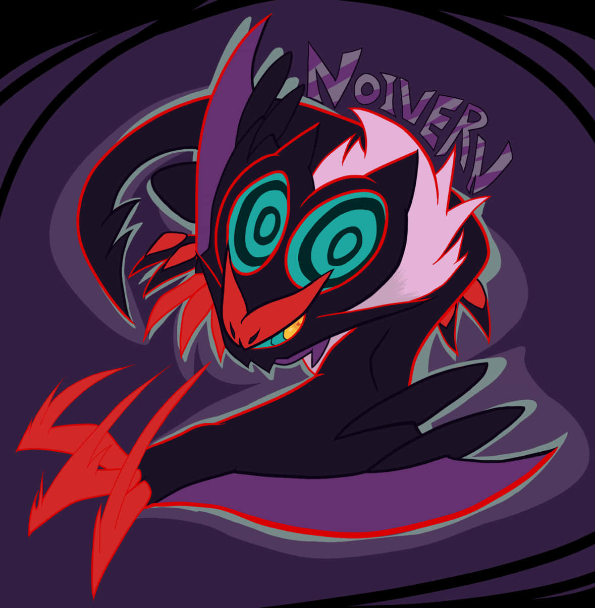 Stylized Noivern Artwork Wallpaper