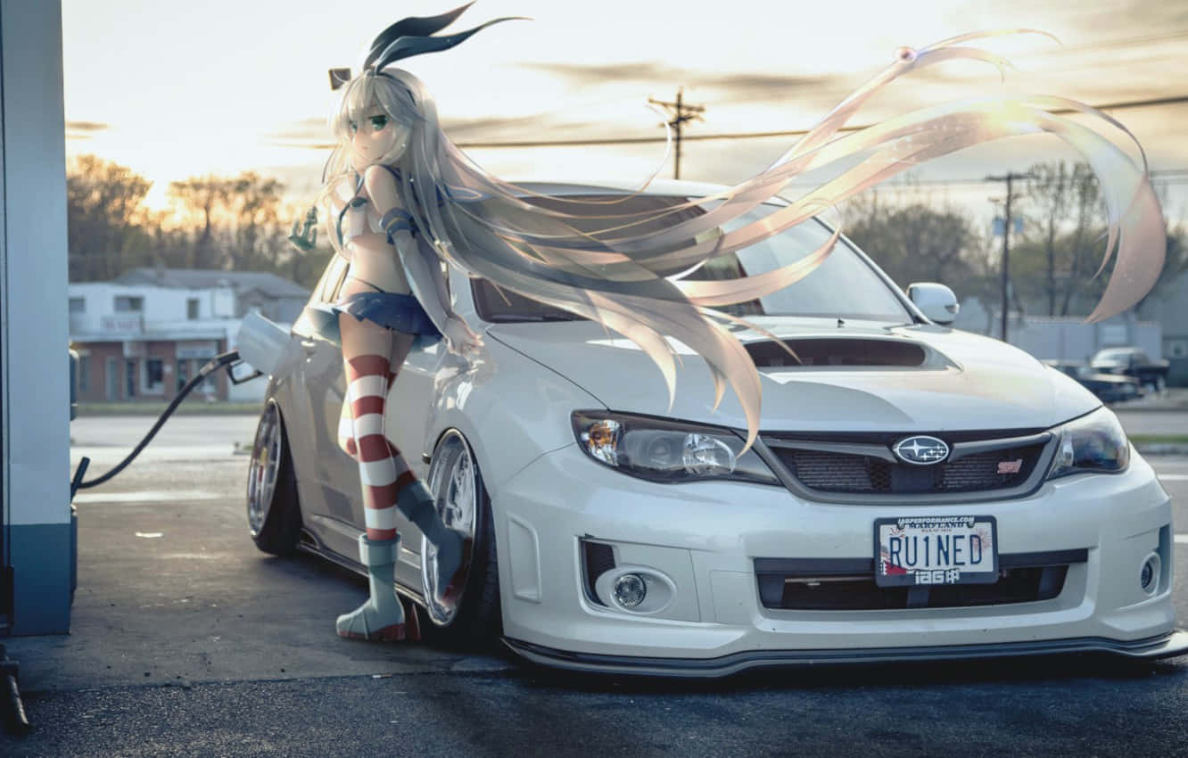 Subaru Impreza Shimakaze Jdm Anime Wallpaper