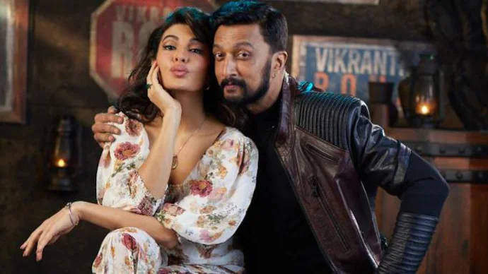 Sudeep And Jacqueline Fernandez Together Wallpaper