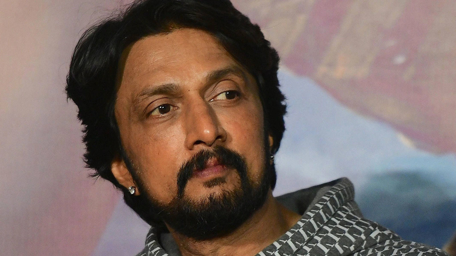 Sudeep In Closeup Wallpaper