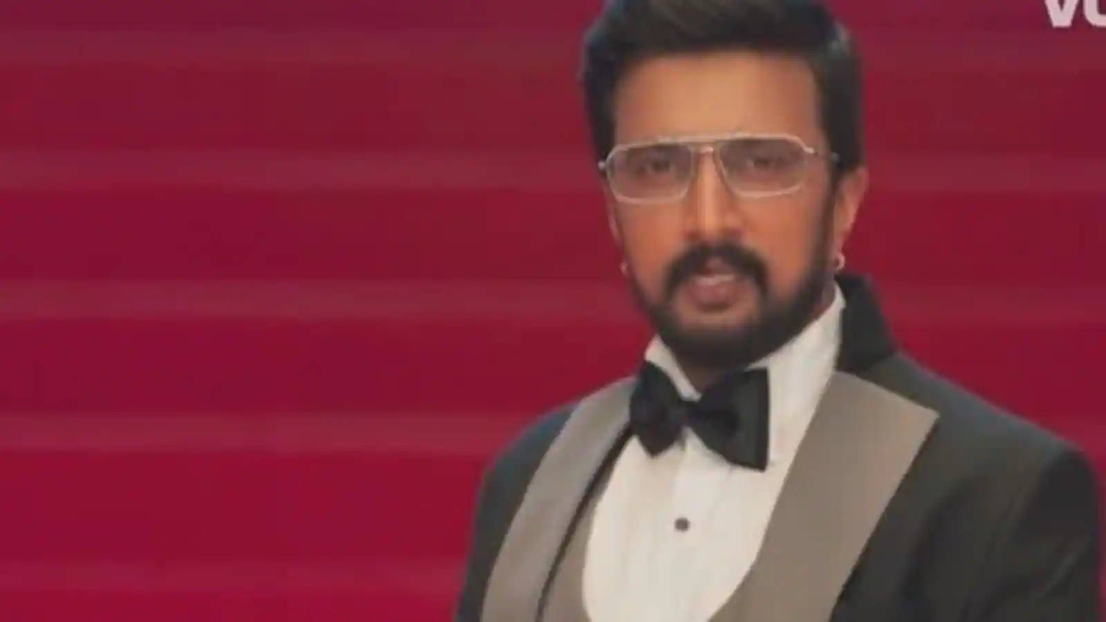 Sudeep On Red Carpet Wallpaper