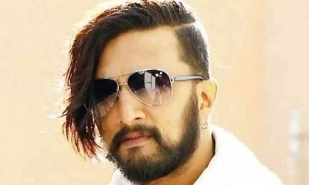 Sudeep Side-swept Hair Wallpaper