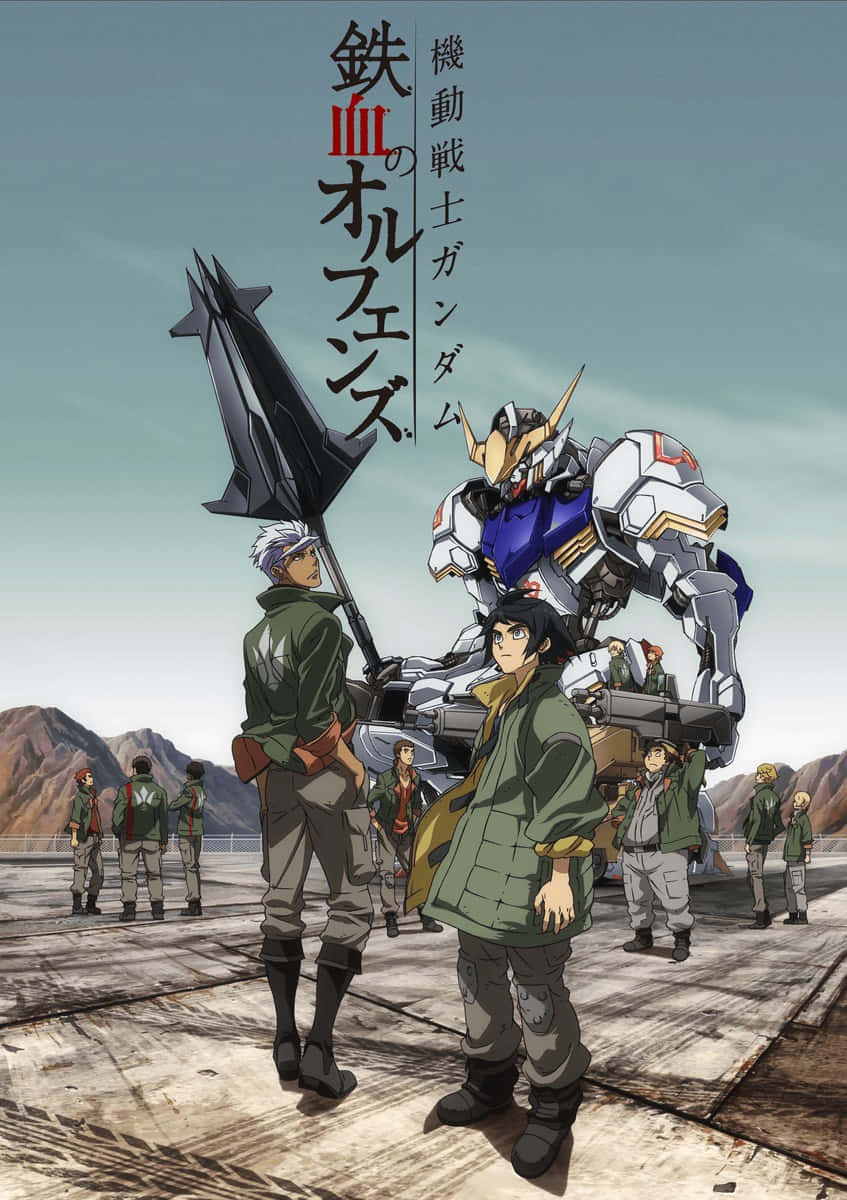 Suit Up For Action With The Iron-blooded Orphans Wallpaper