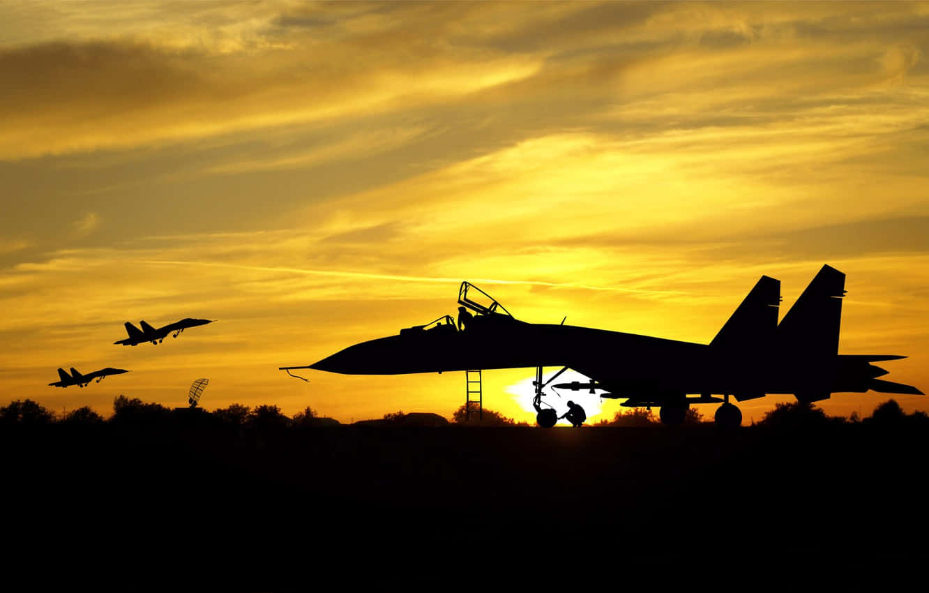 Sukhoi Su 27 Pre Departure Inspection Wallpaper