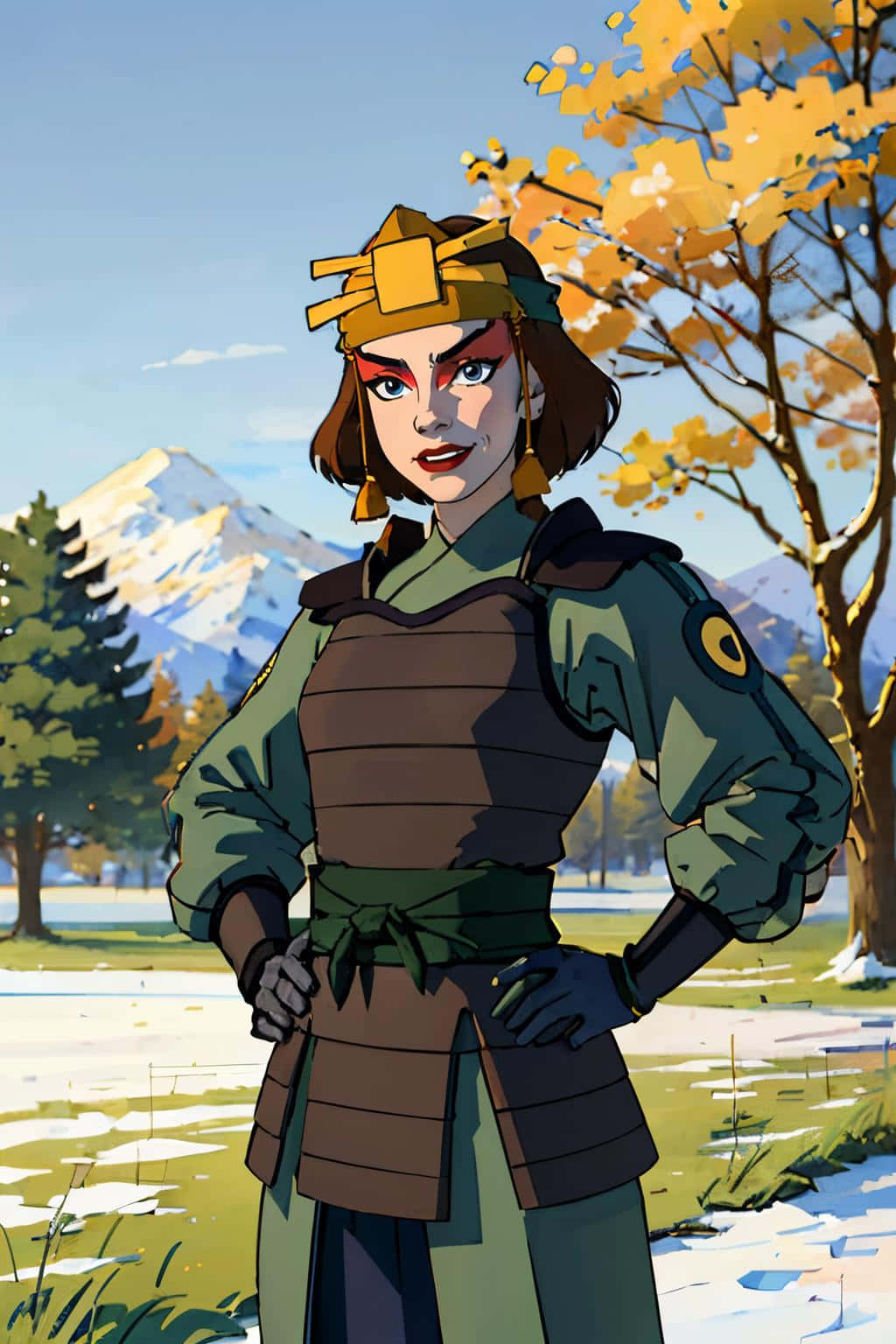 Suki Warriorof Kyoshi Island Wallpaper