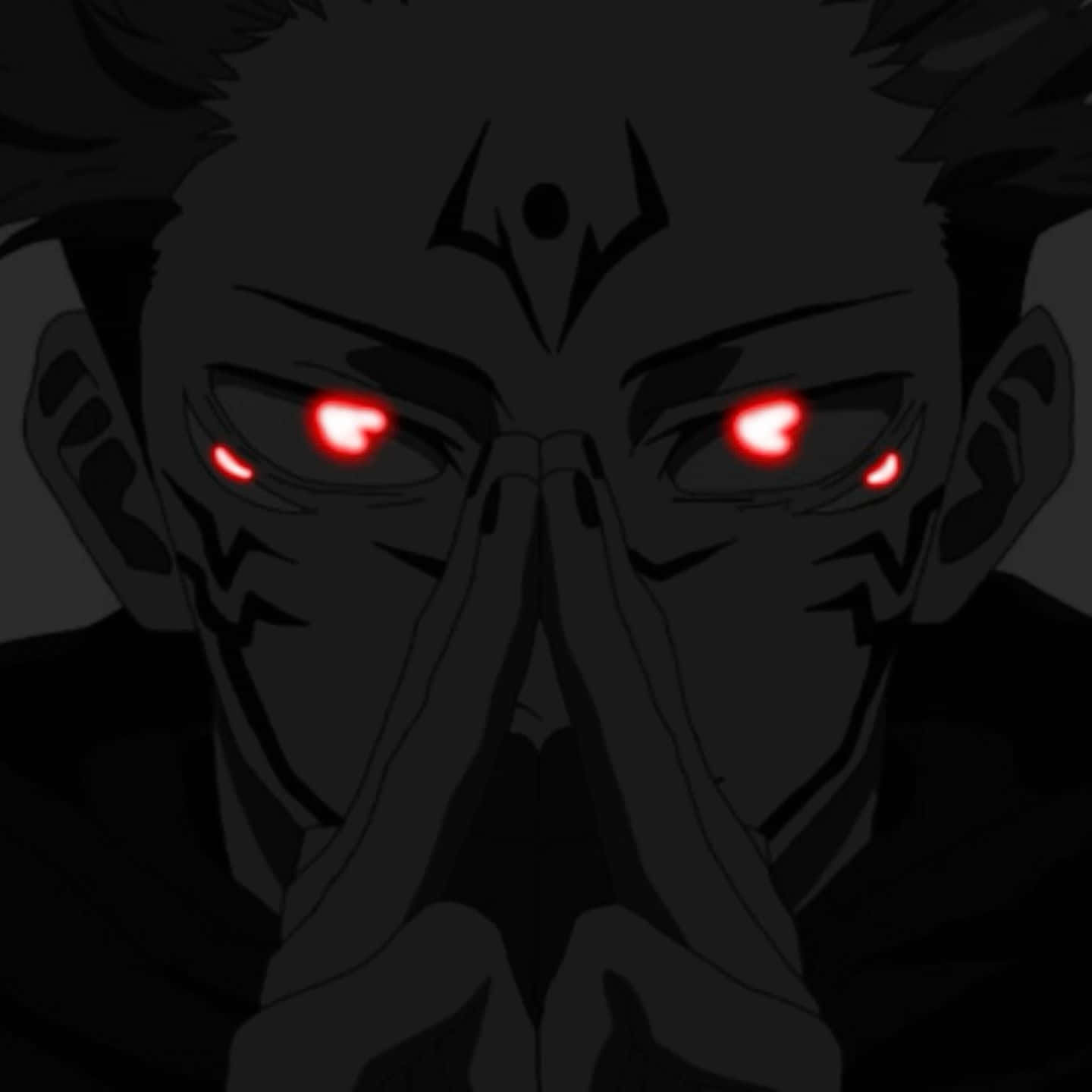 Sukuna Red Eyes Profile Picture Wallpaper