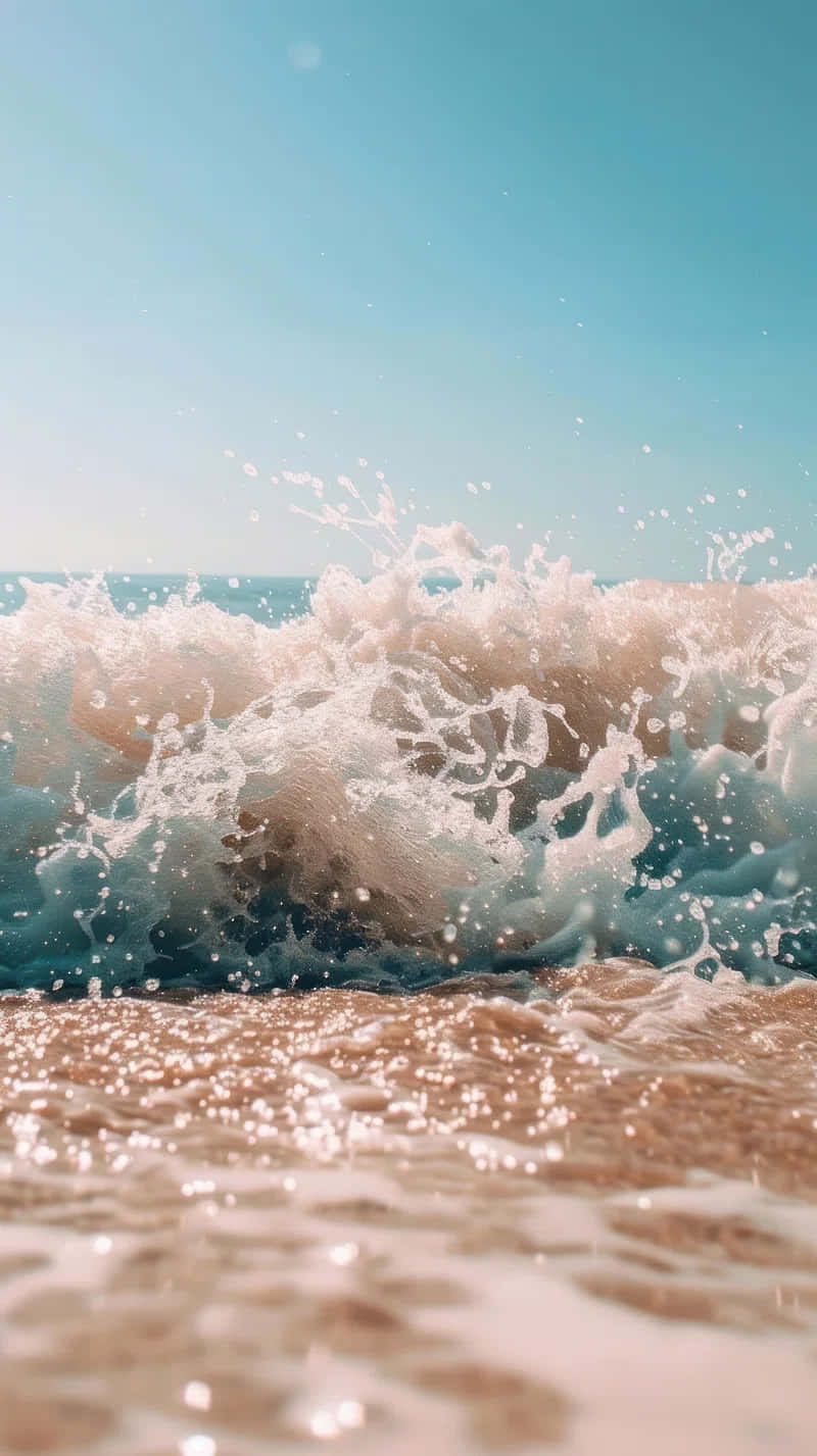 Summer_ Beach_ Wave_ Closeup.jpg Wallpaper