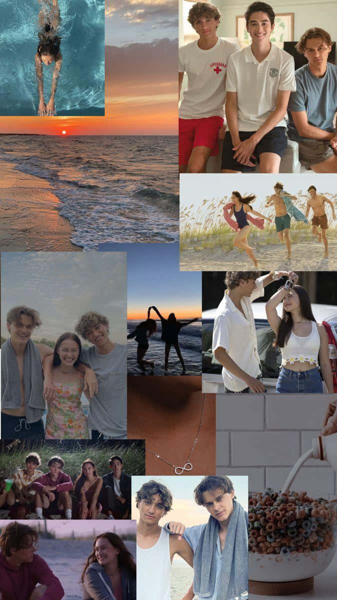 Summer Turned Pretty Collage Wallpaper