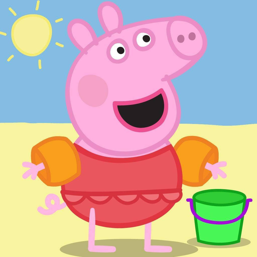 Summertime Peppa Pig Tablet Wallpaper