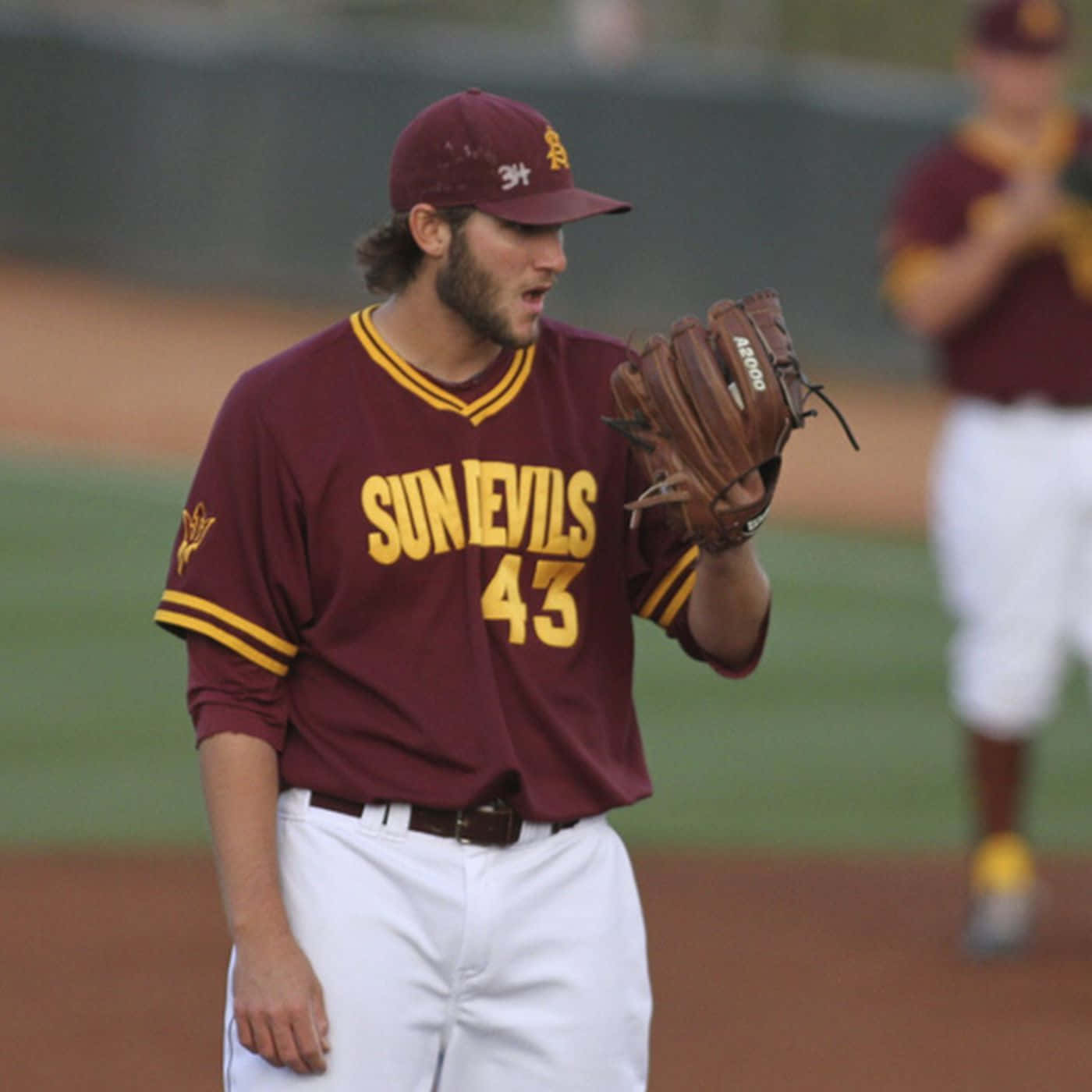 Sun Devils_ Baseball_ Player_43 Wallpaper