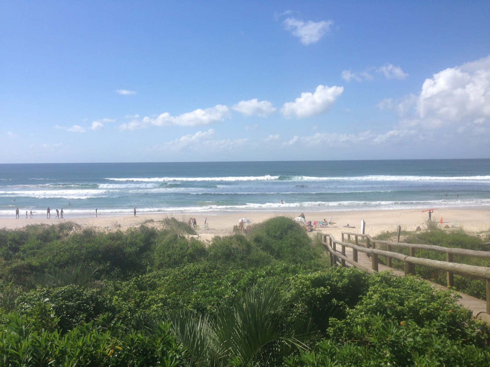 Sun-soaked Day At A Stunning Brazilian Beach Wallpaper