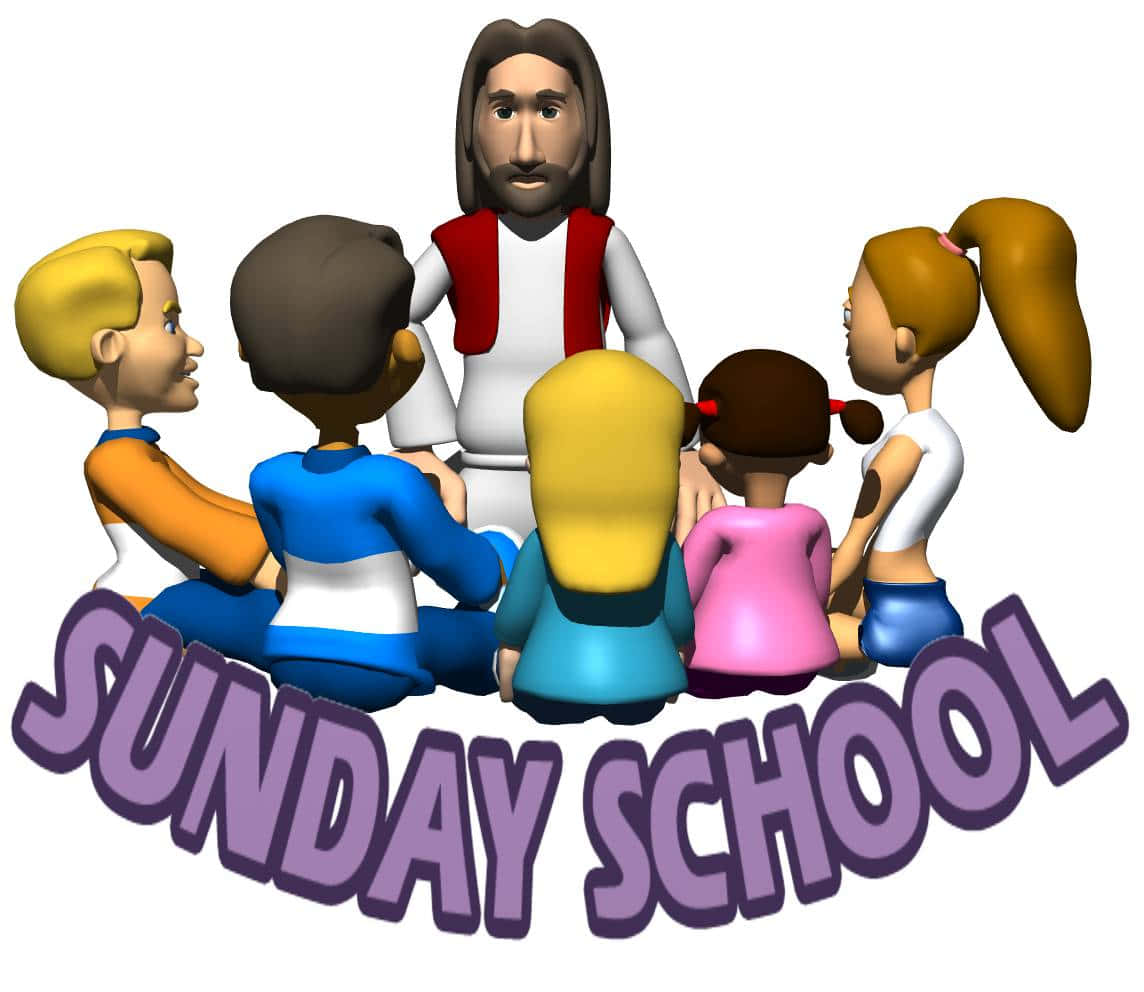 Sunday School Animated Teaching Wallpaper