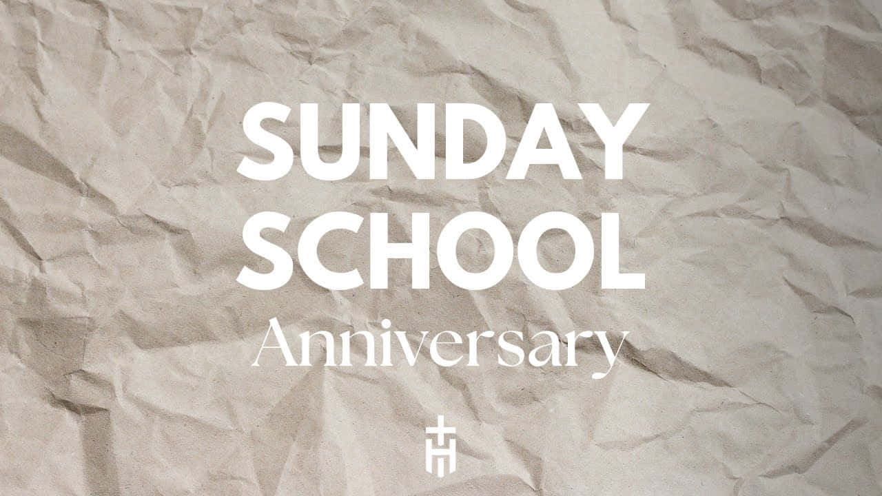 Sunday School Anniversary Event Wallpaper