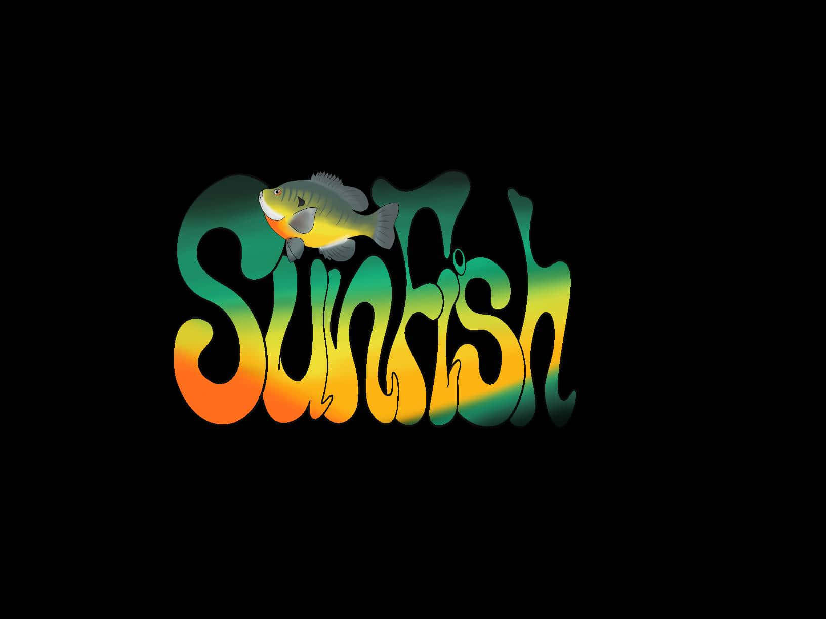 Sunfish Artistic Wordplay Wallpaper