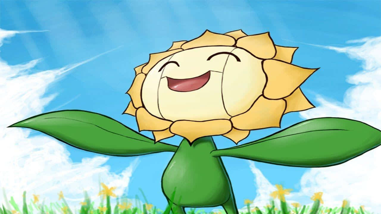 Sunflora Enjoying Sunlight Wallpaper