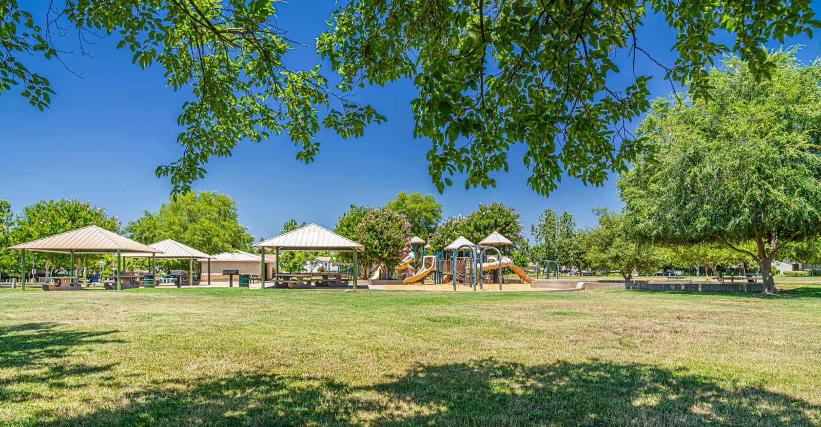 Sunny Dayat Independence Park Playground Wallpaper