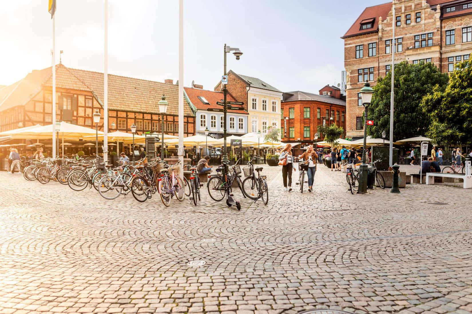 Sunny Dayin Malmo Square Wallpaper