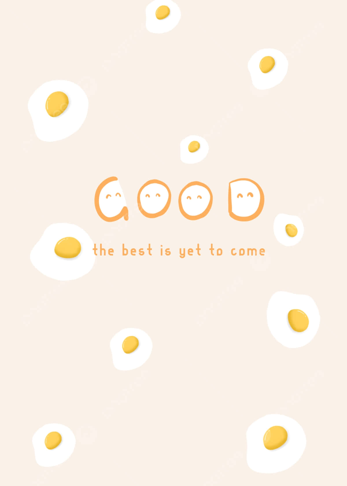 Sunny Side Up Inspiration Wallpaper