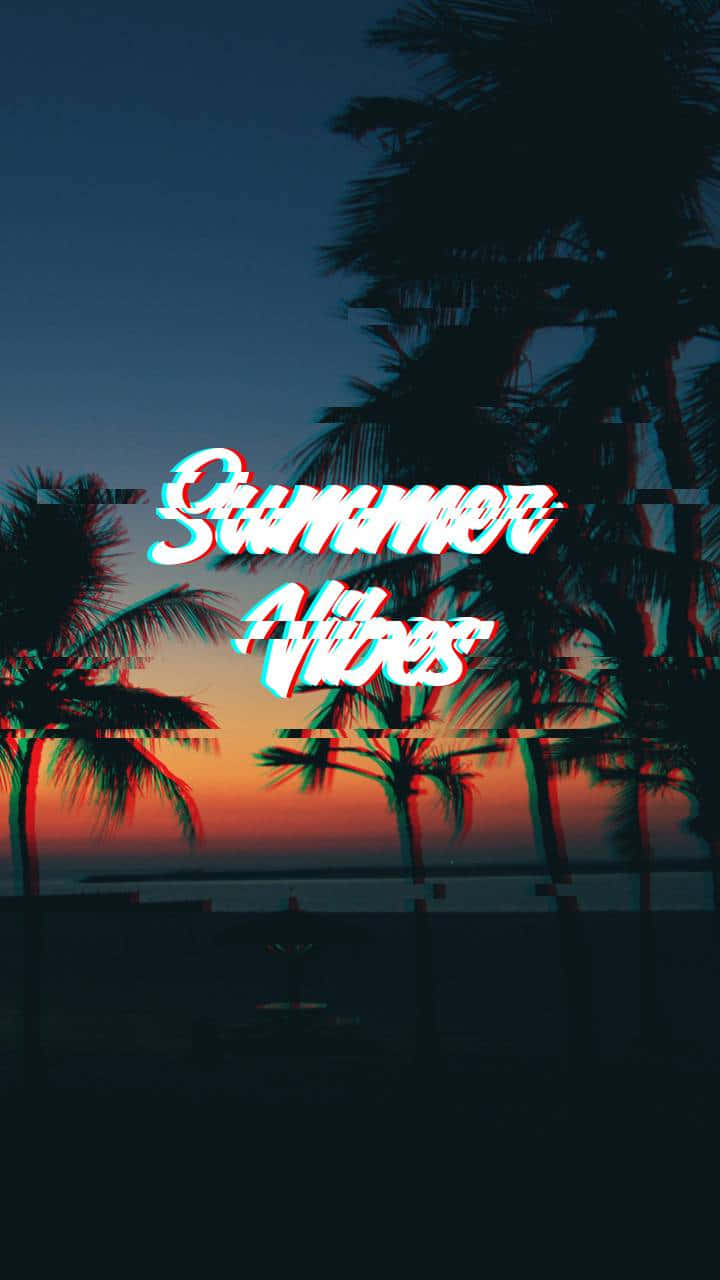 Sunset Summer Vibes Iphone Wallpaper