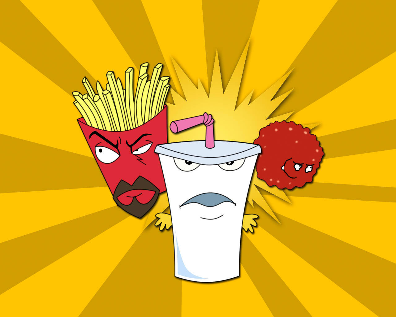 Super Aqua Teen Hunger Force Squad Wallpaper