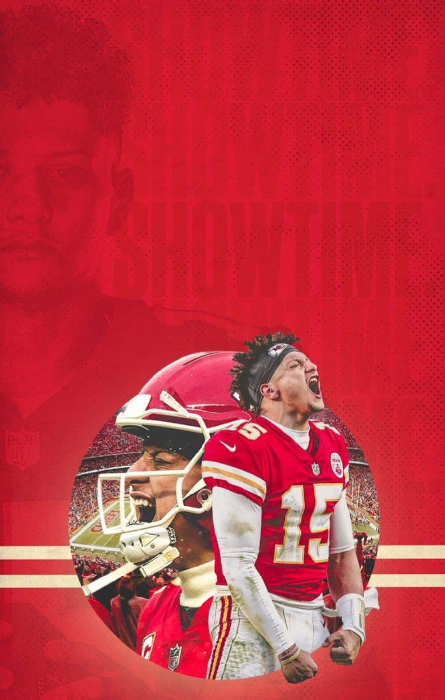 Super Bowl Champion Quarterback Patrick Mahomes Wallpaper