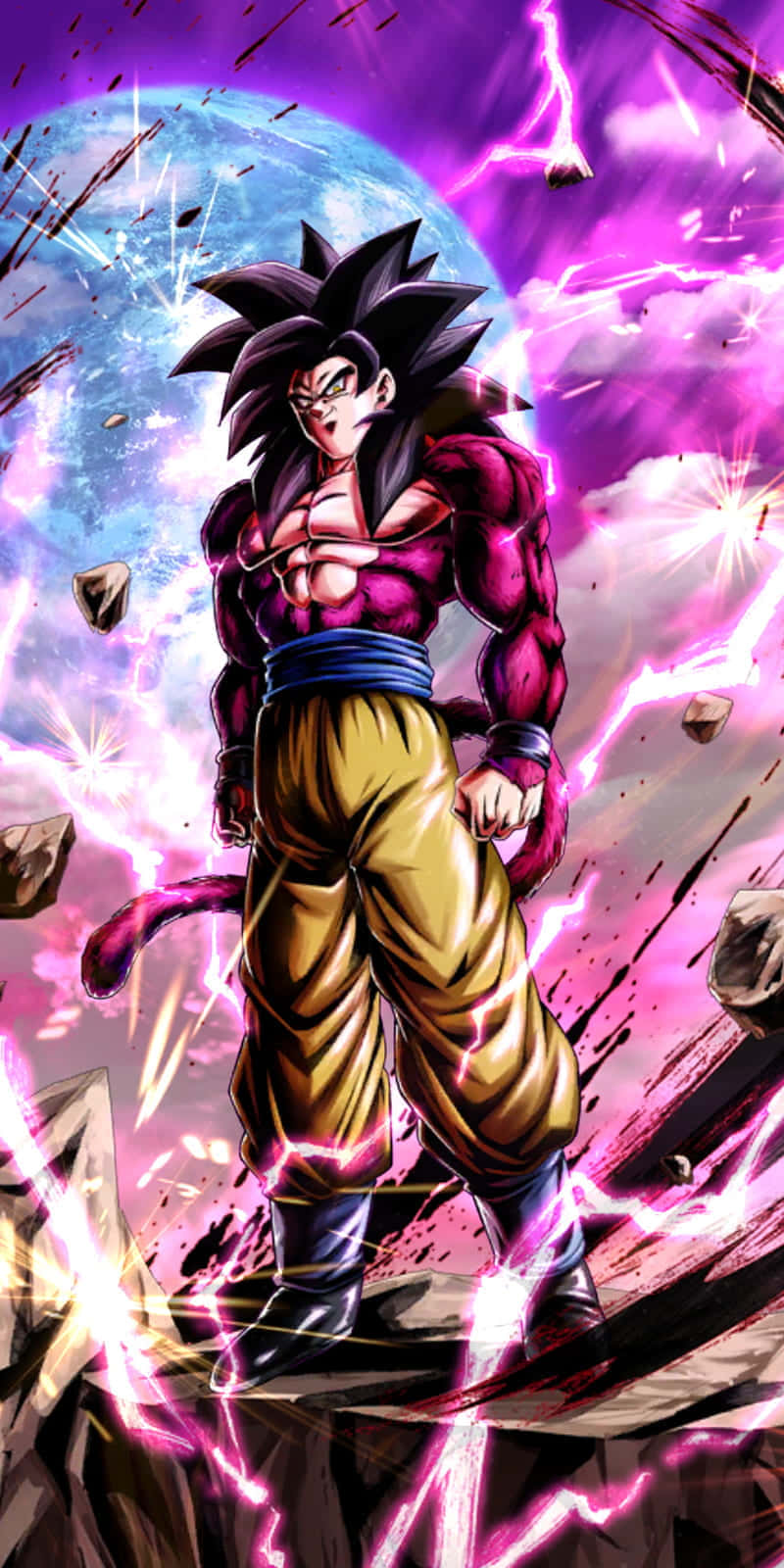 Super Saiyan 4 In All His Power Wallpaper