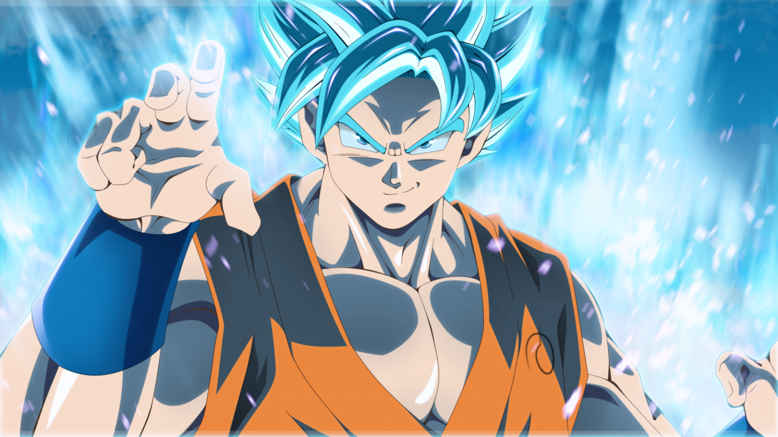 Super Saiyan Blue - Power Unleashed Wallpaper