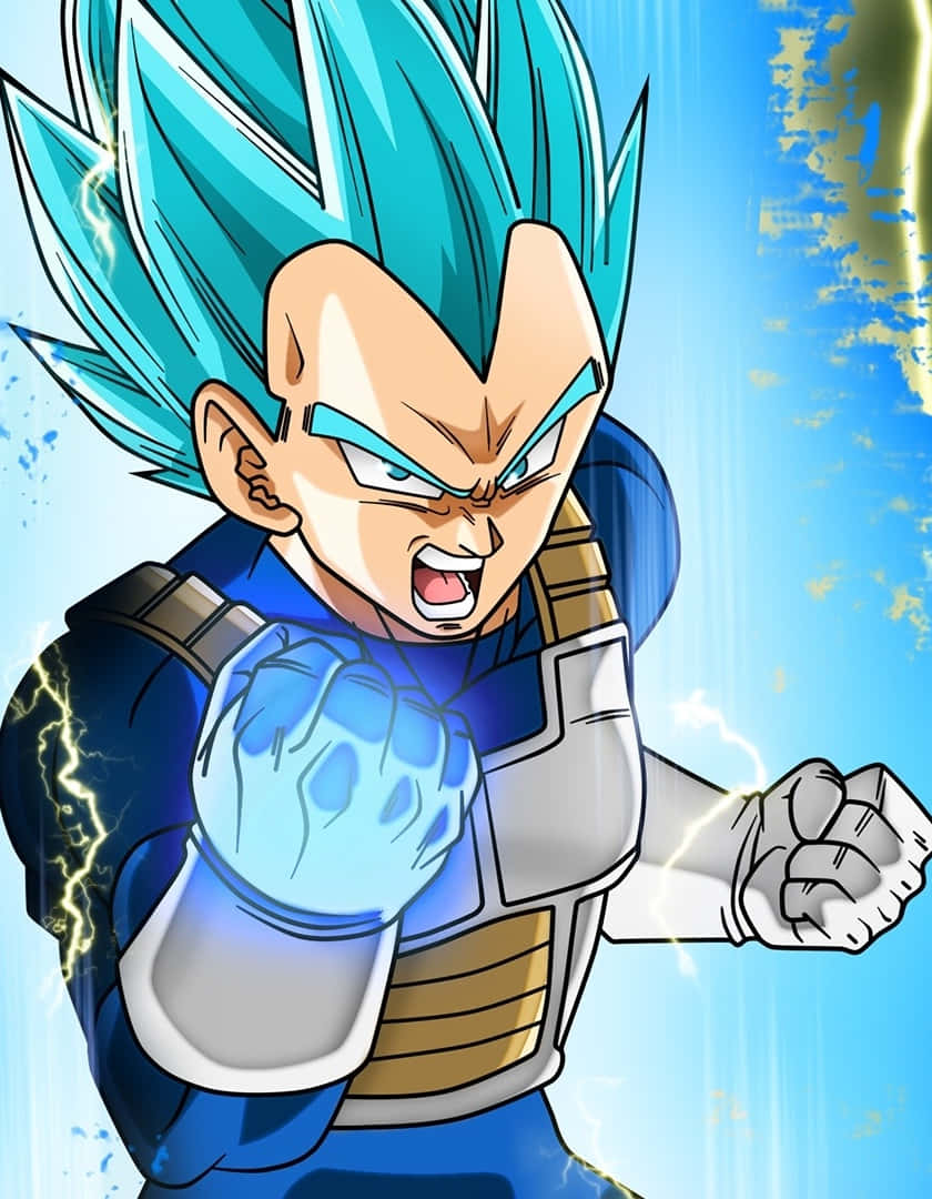 Super Saiyan Blue Power Up Wallpaper