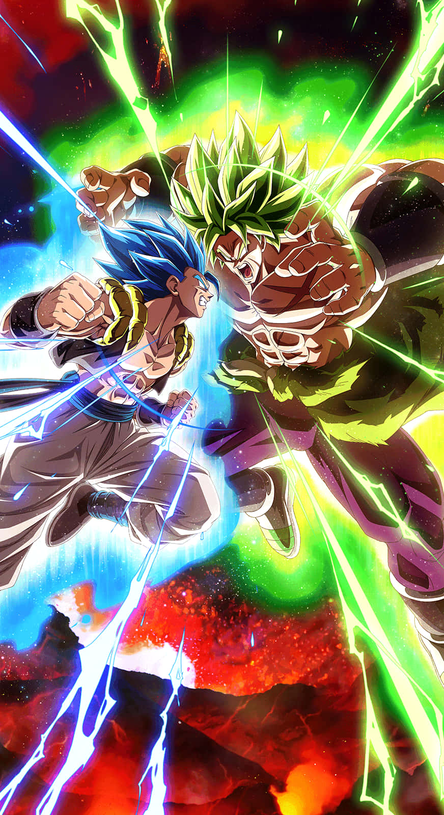 Super Saiyan Broly Powers Up Wallpaper