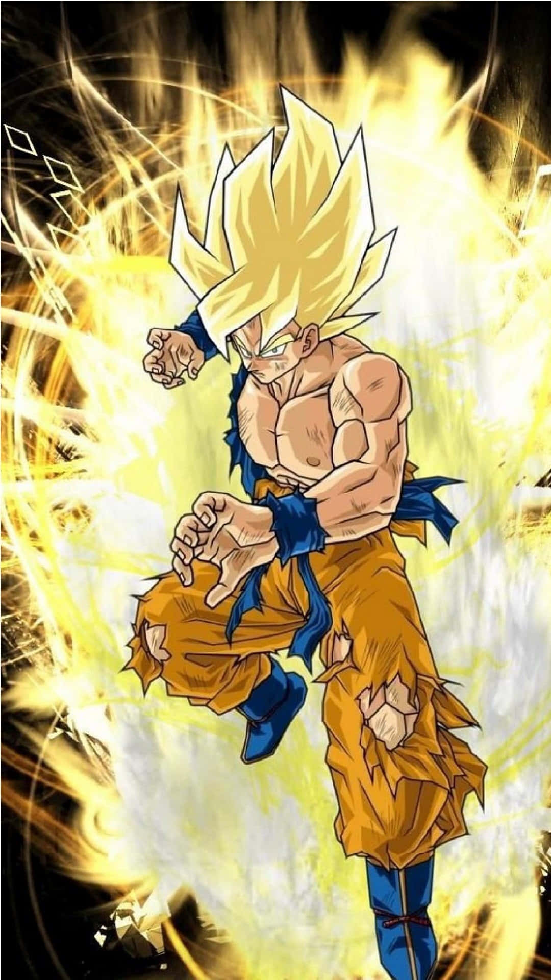 Super Saiyan Strength Unleashed Wallpaper