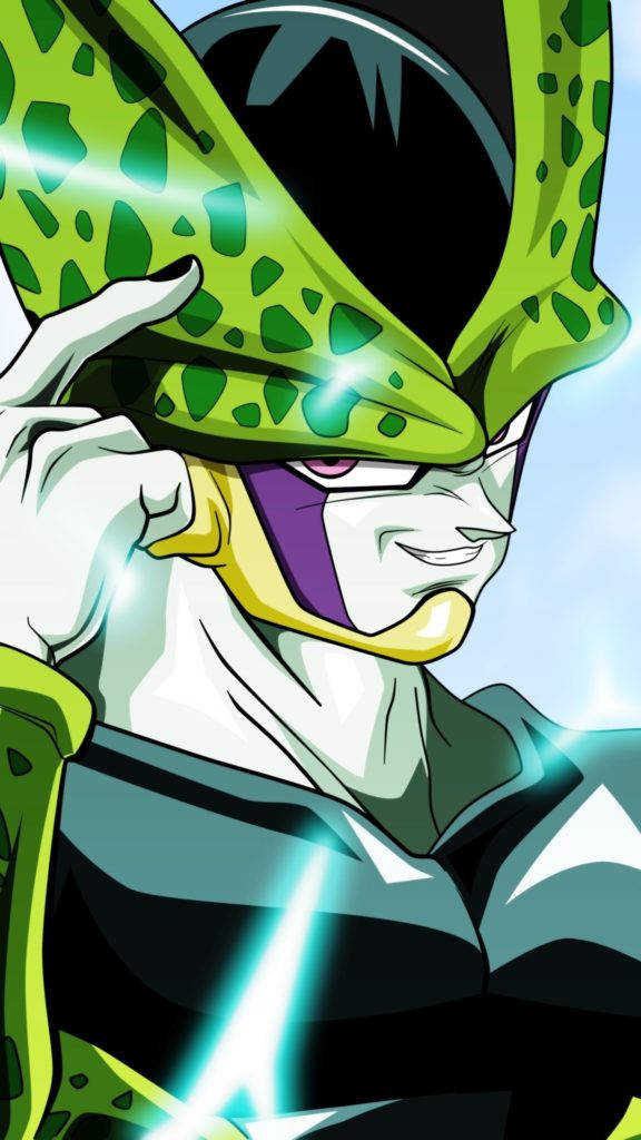 Super Villain Cell Dragon Ball Z Iphone Wallpaper