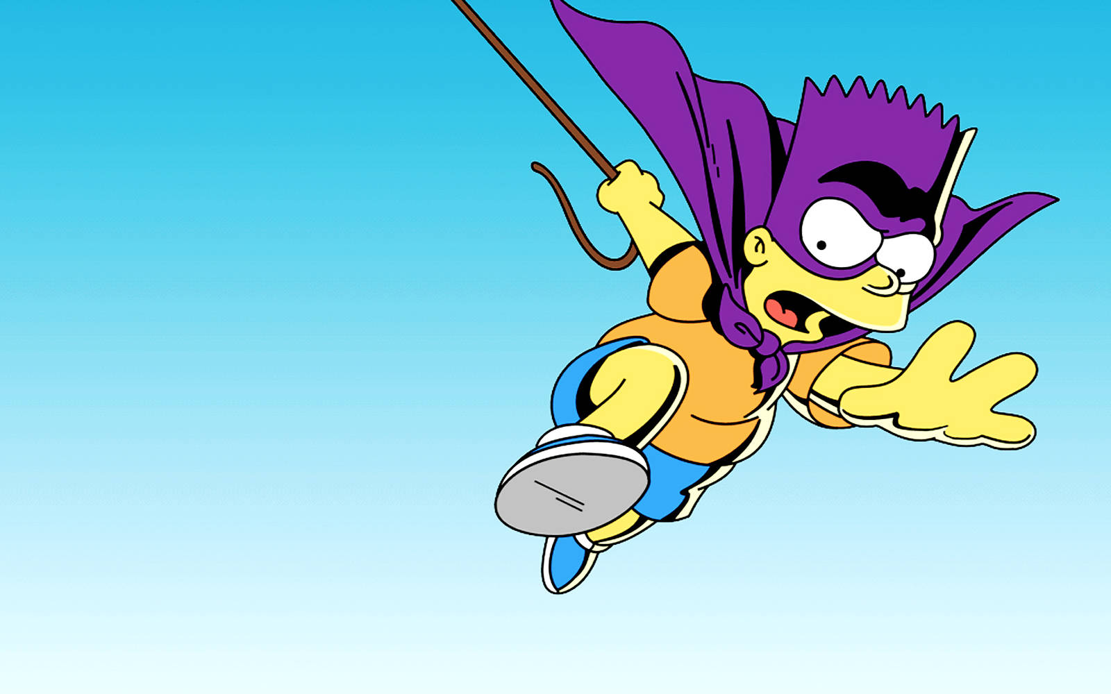 Superhero Bart Simpson Wallpaper