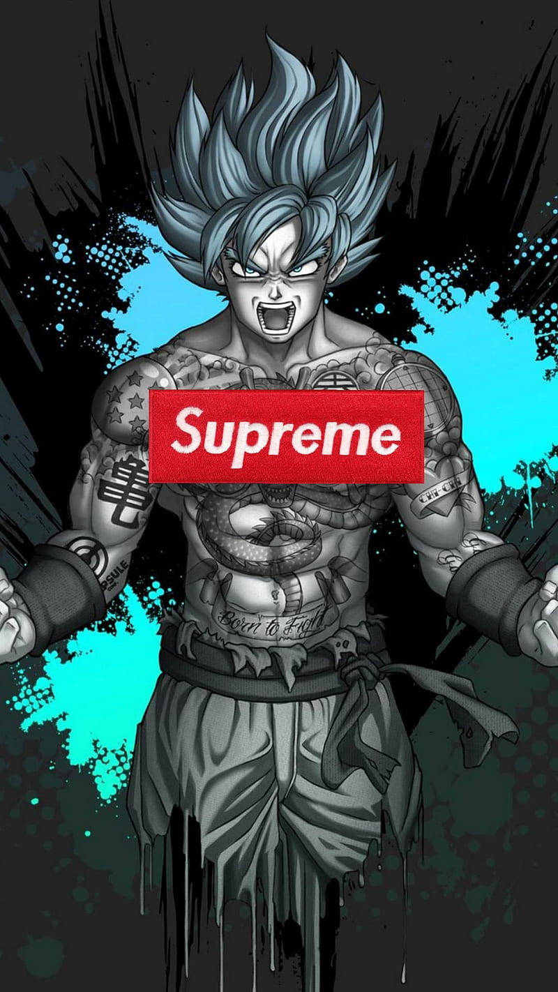 Superhero Supreme Gohan With Tattoos Wallpaper