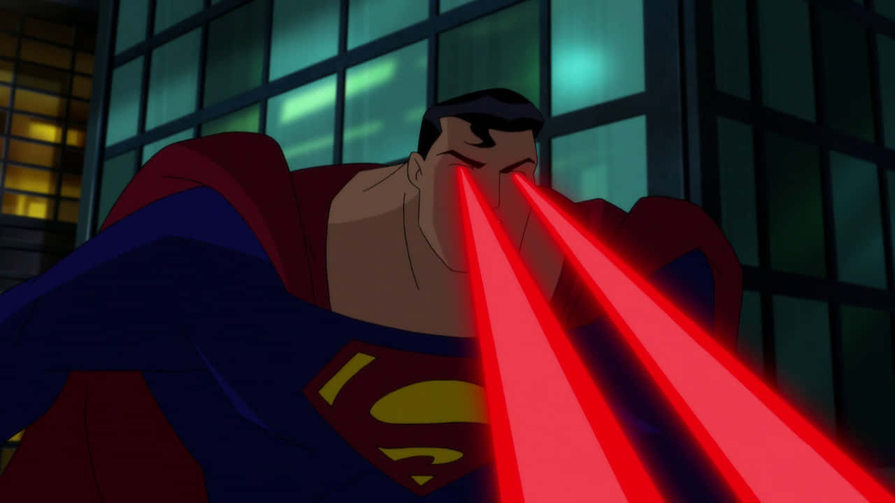 Superman In Action - The Animated Series Wallpaper