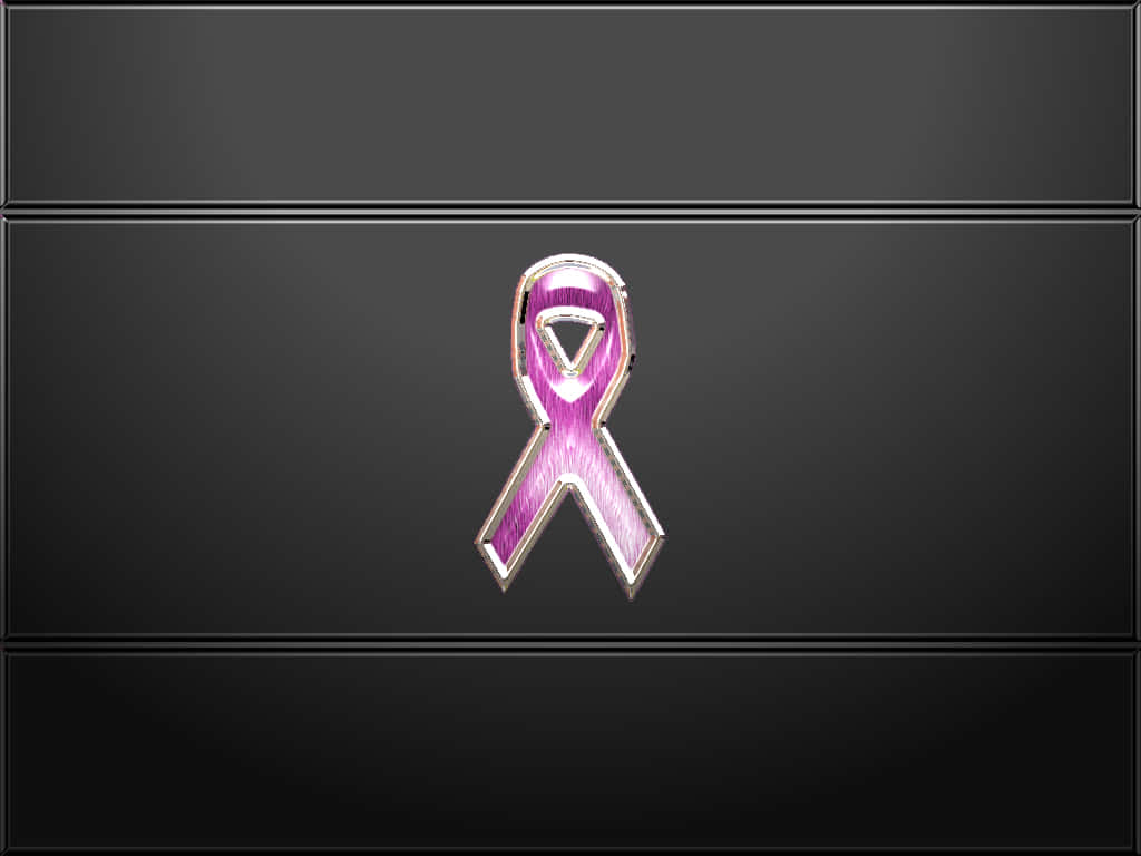 Supportive Pink Ribbon Wallpaper Wallpaper