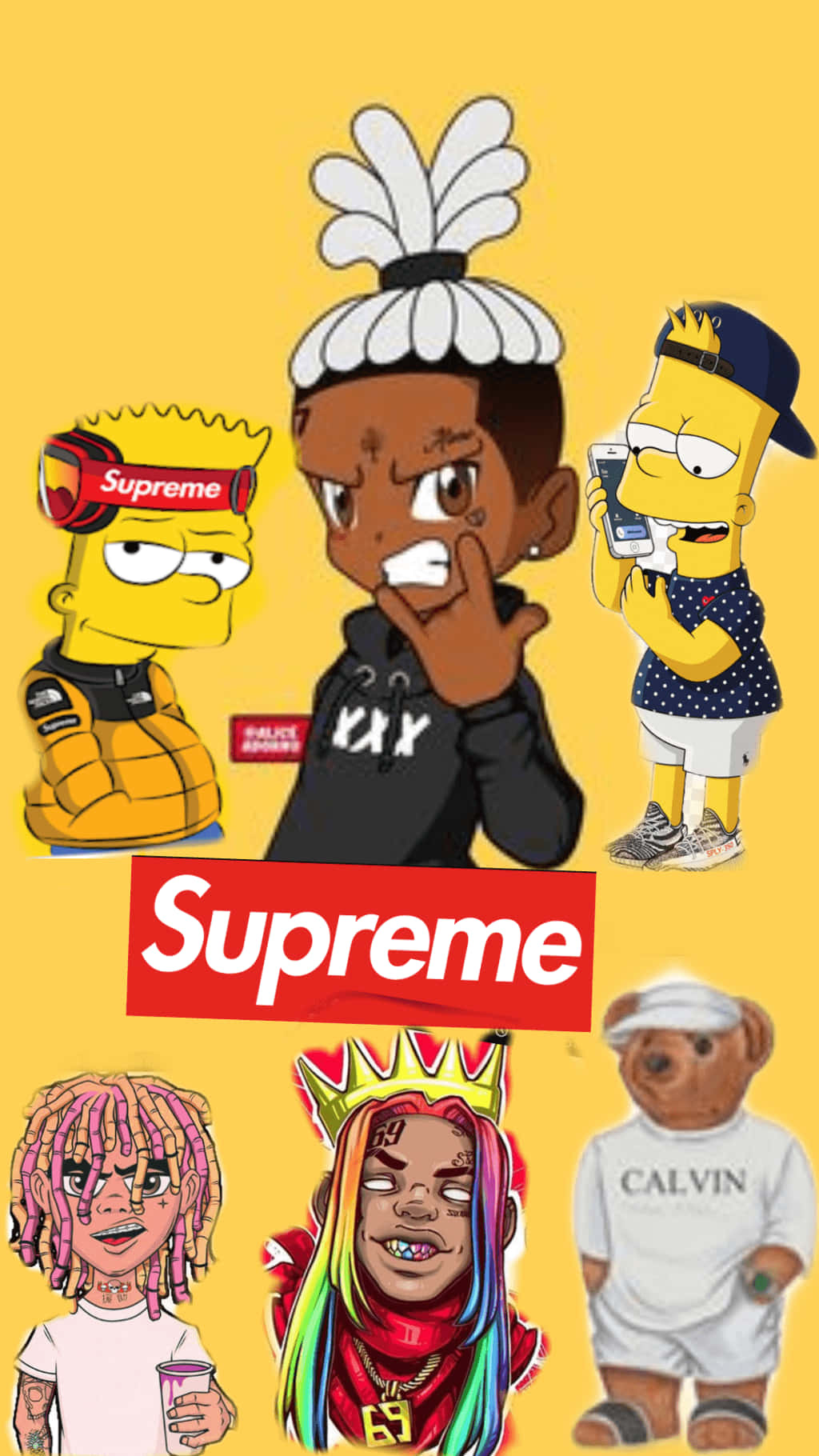 Supreme Sticker Pack - Screenshot Wallpaper