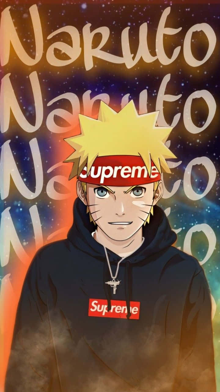 Supreme X Anime - Unstoppable Combination Wallpaper