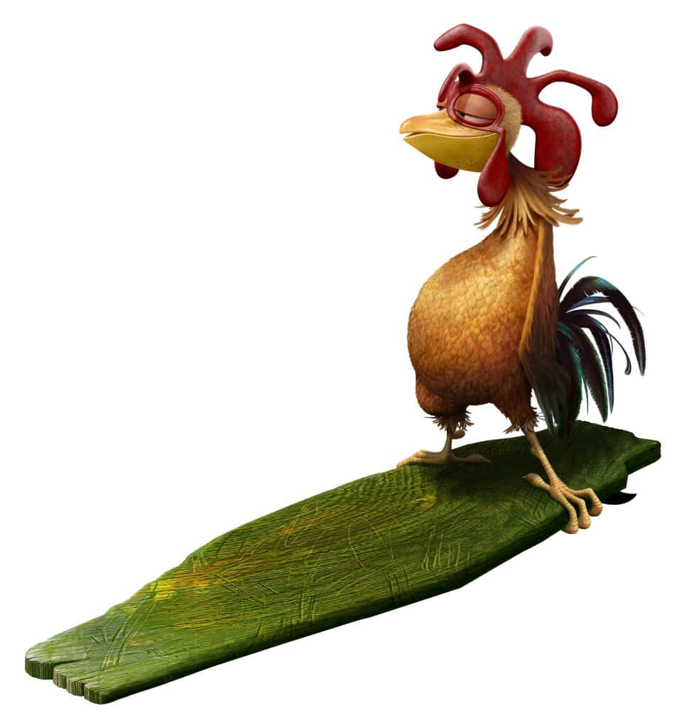 Surfing Chicken Joe Wallpaper