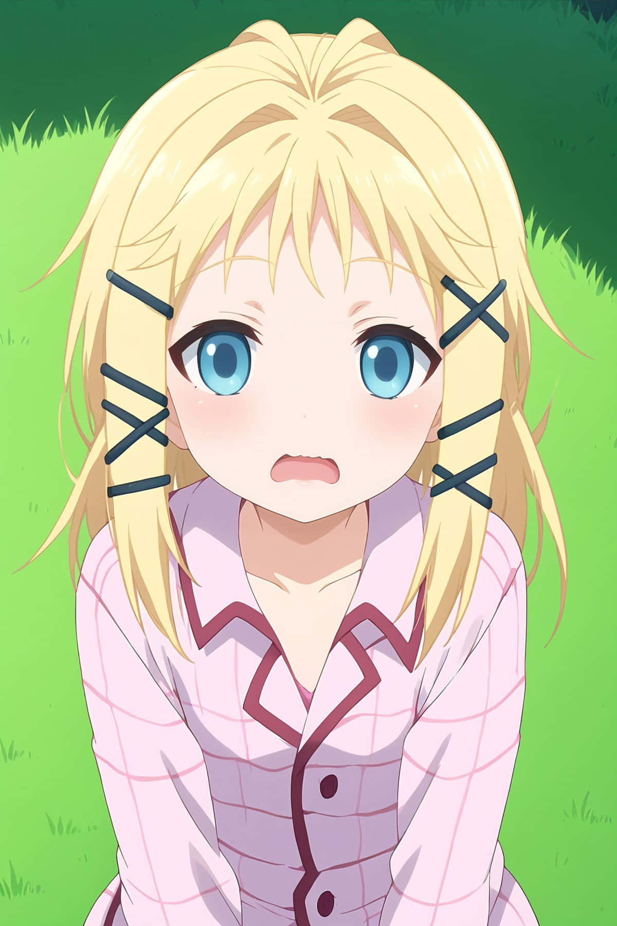 Surprised Anime Girl Tina Sprout Wallpaper