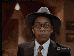 Surprised Detective Steve Urkel From Family Matters Wallpaper