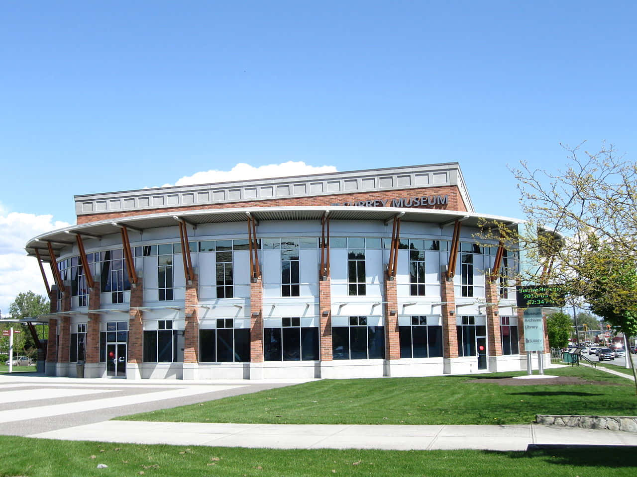 Surrey Museum Exterior Canada Wallpaper