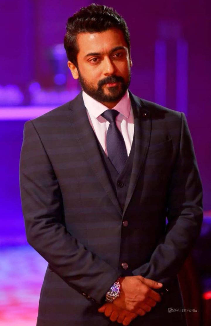 Surya Donning A Formal Attire Hd Wallpaper