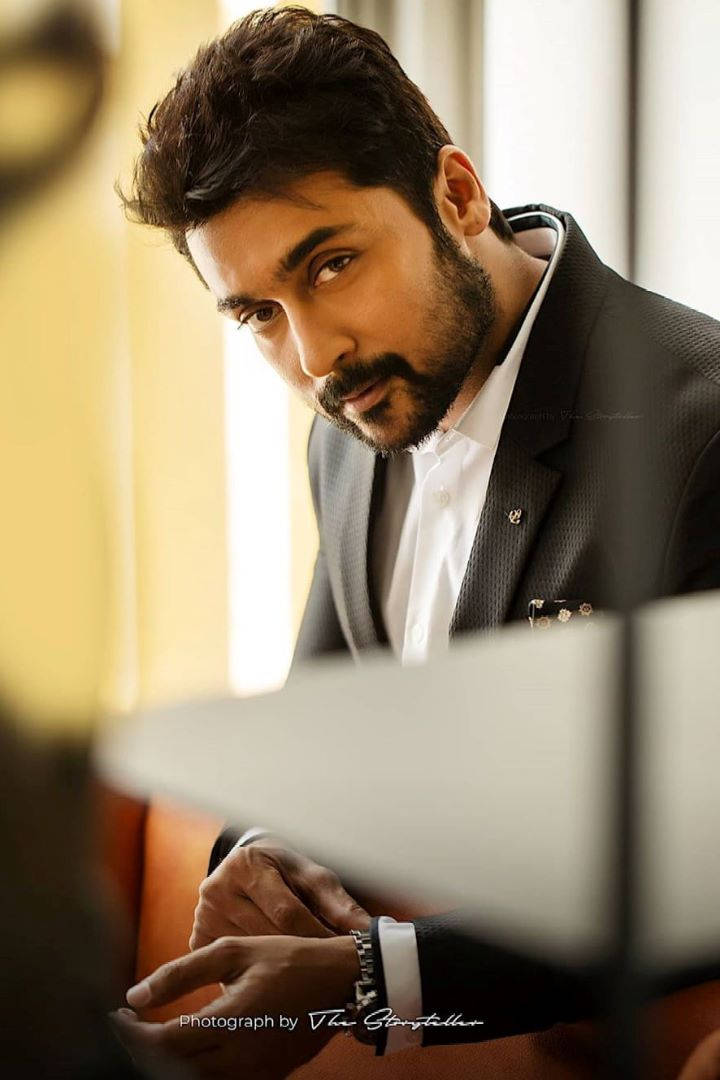 Surya In Formal Top Hd Wallpaper