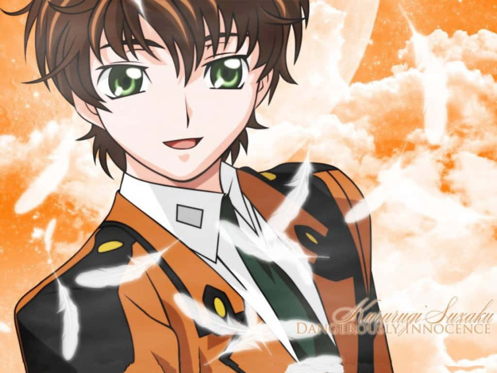 Suzaku Kururugi In Action Wallpaper