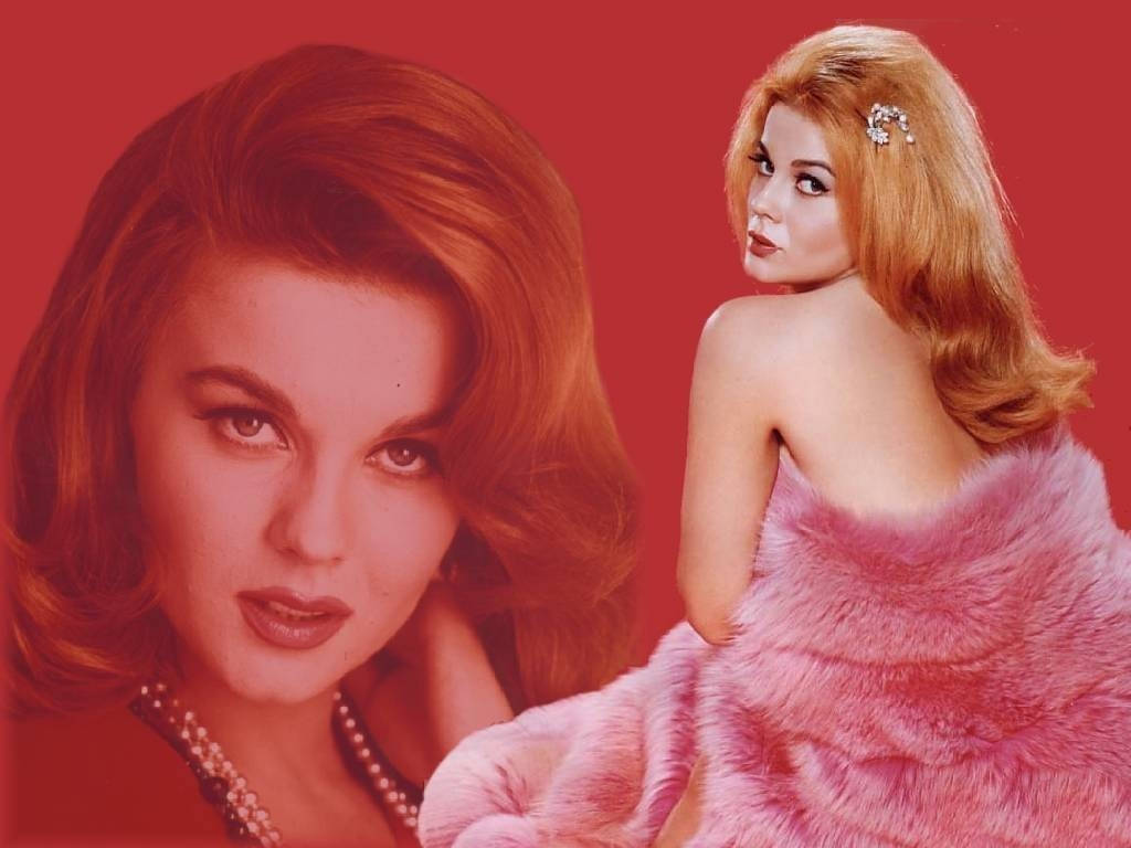 Swedish American Actress Ann Margret Digitally Enhanced Portrait Wallpaper