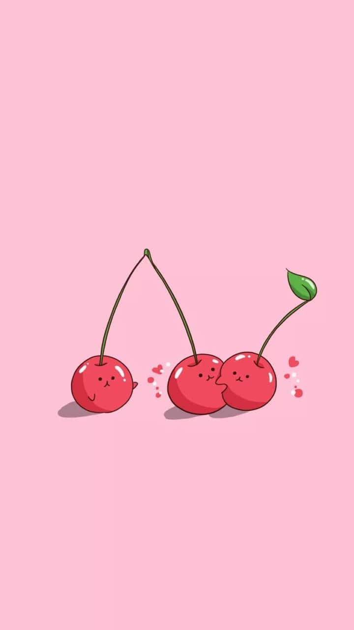 Sweet And Fruity Cherry Aesthetic Wallpaper