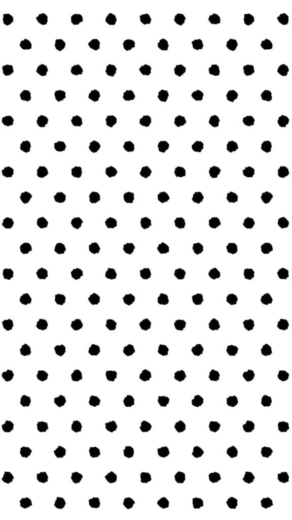 Sweet And Simple Black Dots On White Wallpaper